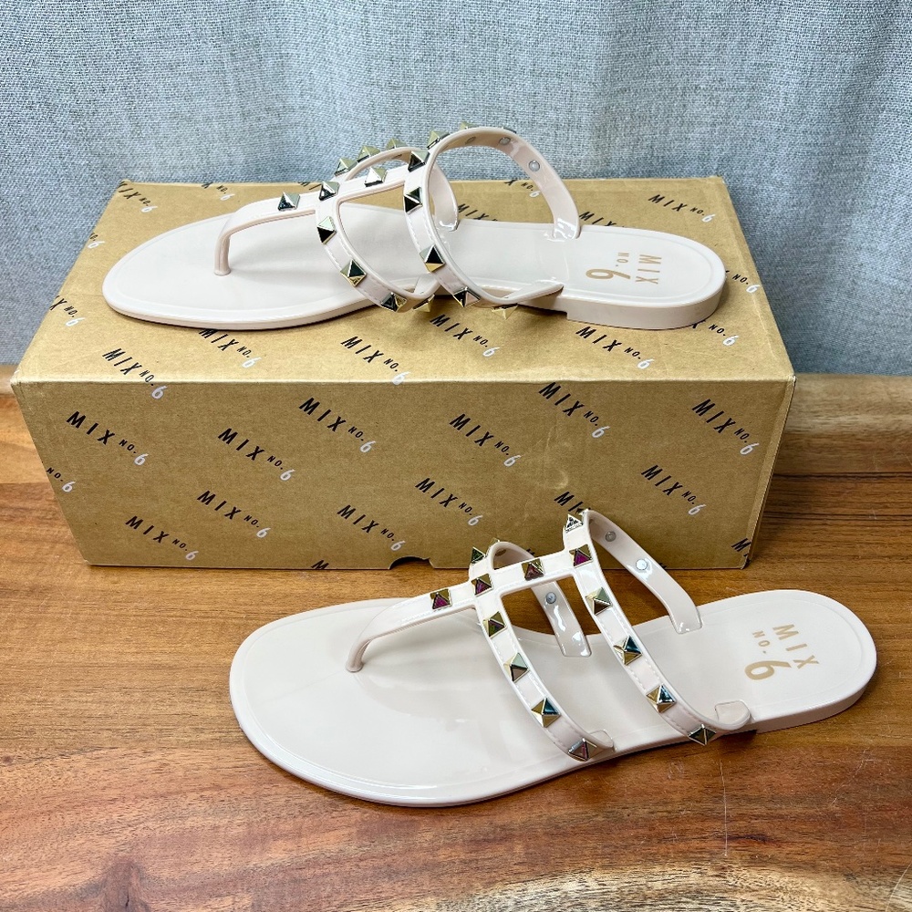 ❤️ Mix No.6 Studded Sandals - Picture 1 of 10